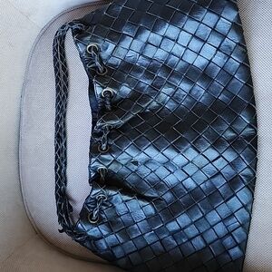 Jocasi London Black Woven Shoulder Bag